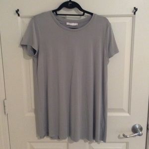Grey blue shirt